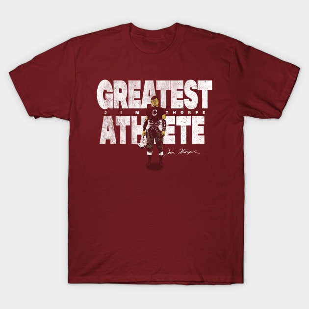 Jim Thorpe The Greatest Athlete T-Shirt by Eyanosa